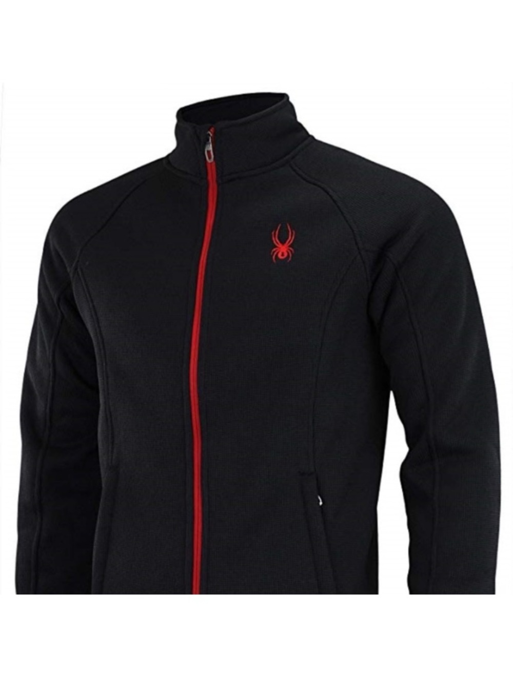 NEW Spyder Men’s Black Zip Up Sweater